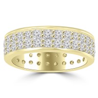3.40 ct Men's Round Cut Diamond Eternity Wedding Band Ring 3.40 ct Men's Round Cut Diamond Eternity Wedding Band Ring